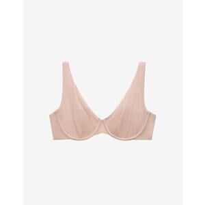 THIRDLOVE 24/7 Classic Unlined Bra Nude Beige Underwire Comfort Fit Size 36E